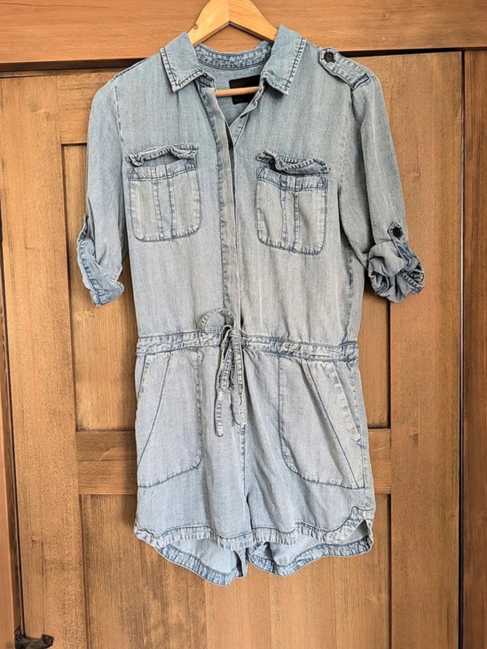Velvet Heart Denim Romper Size Small